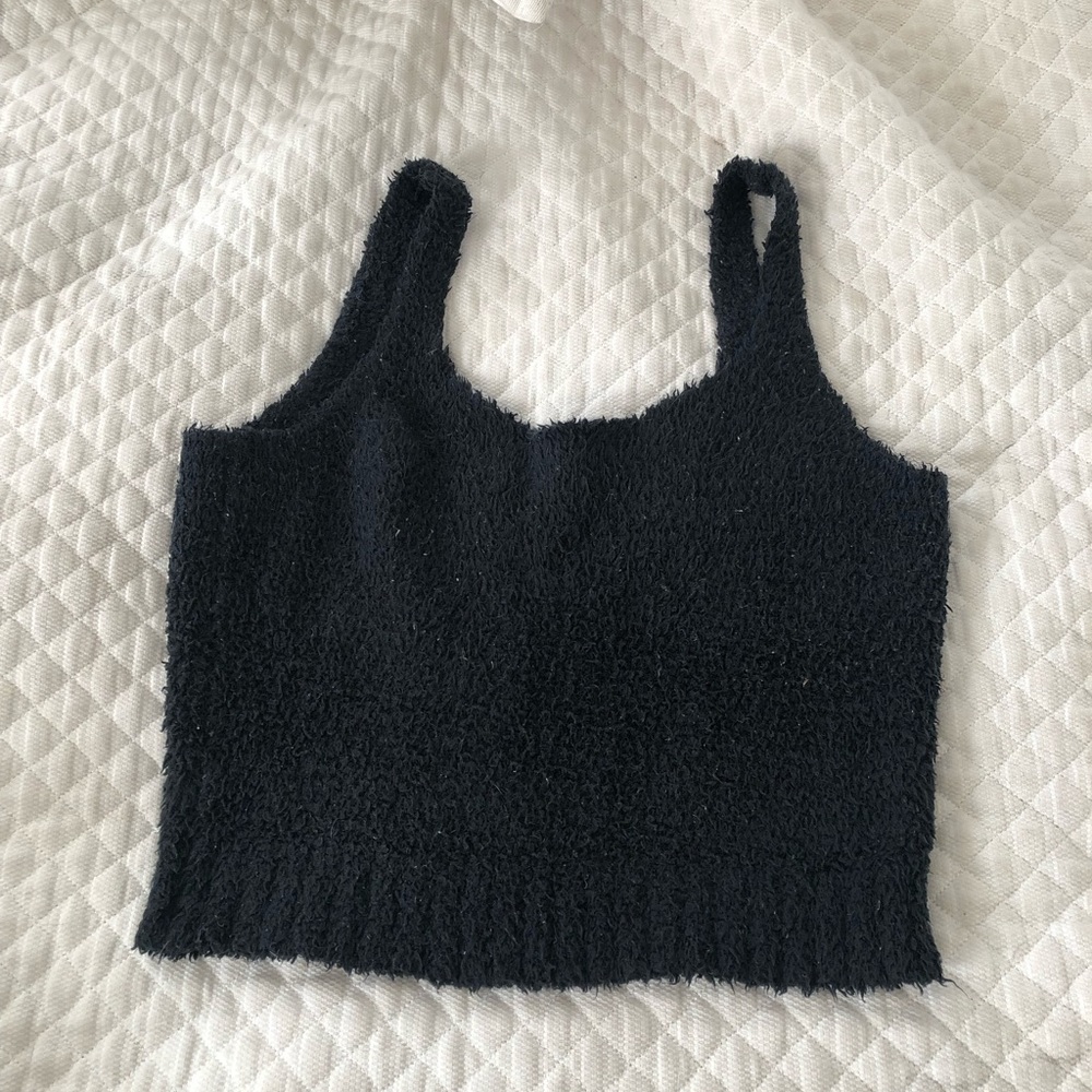 Skims Cozy Black Top
